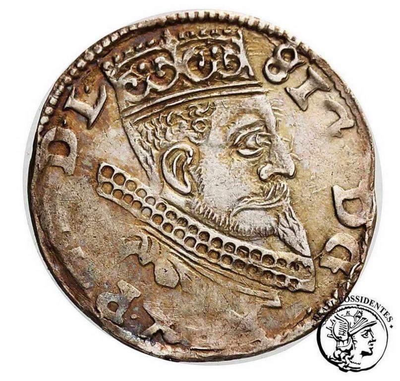 Zygmunt III Waza trojak koronny 1599 F Wschowa s.3