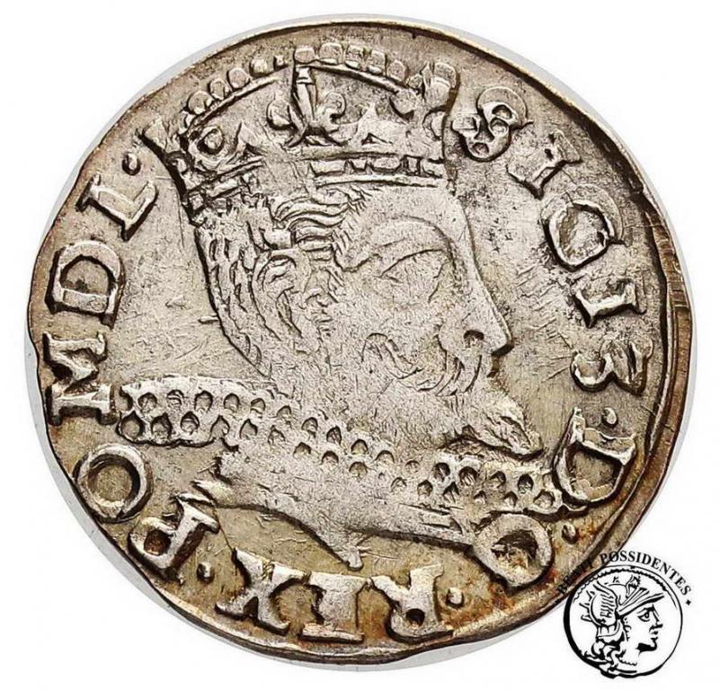 Zygmunt III Waza trojak koronny 1598 Wschowa st.3+