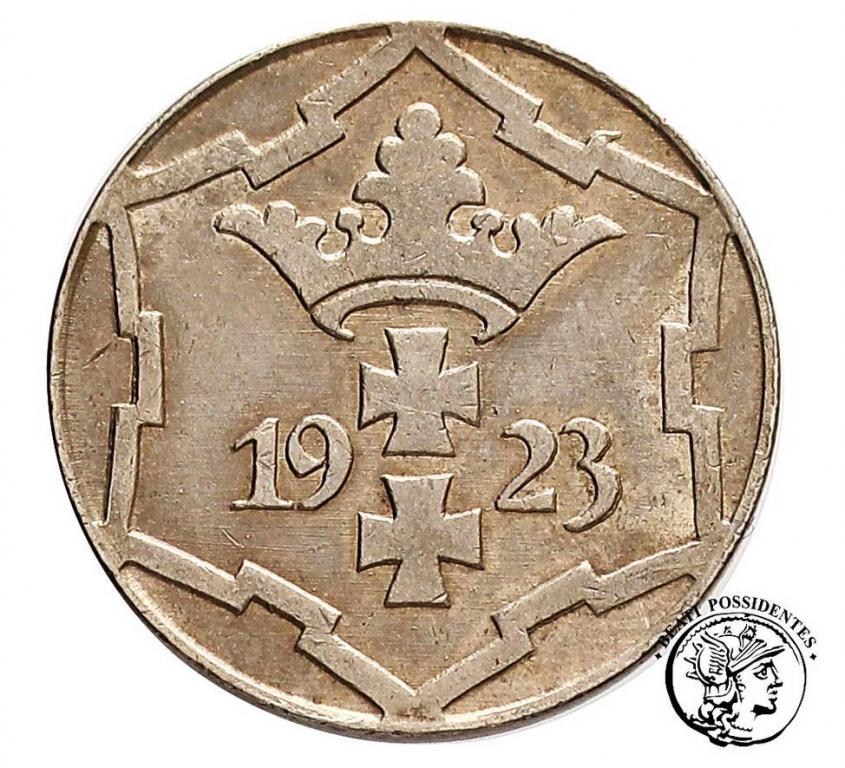Wolne Miasto Gdańsk 10 Fenigów 1923 st.2-