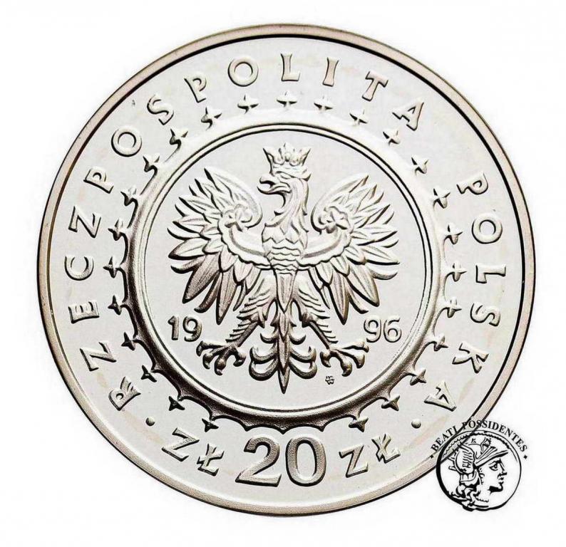 Polska 20 złotych 1996 Zamek w Lidzbarku st. L