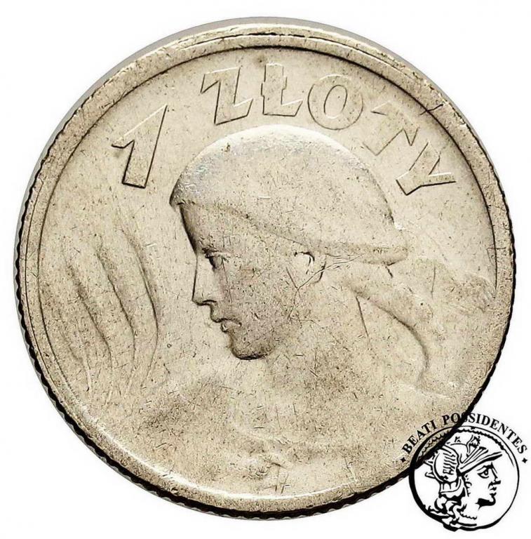 Polska II RP 1 złoty 1924 st.3+