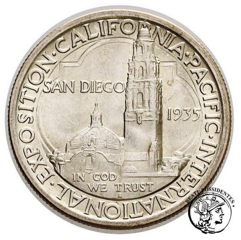 USA 1/2 dolara 1935 ''S'' San Diego st.1-
