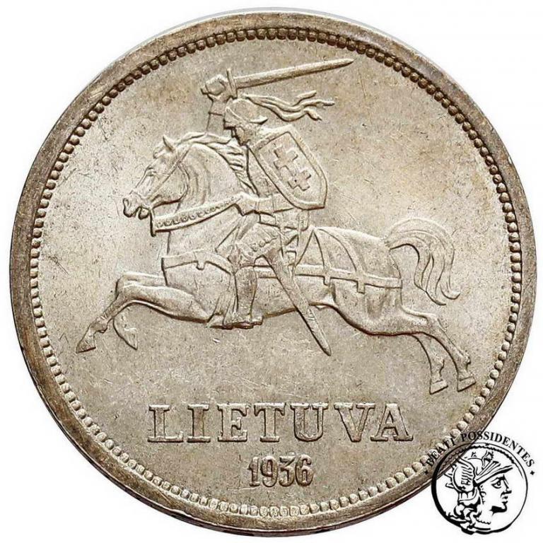 Litwa 5 Litów 1936 st.1-