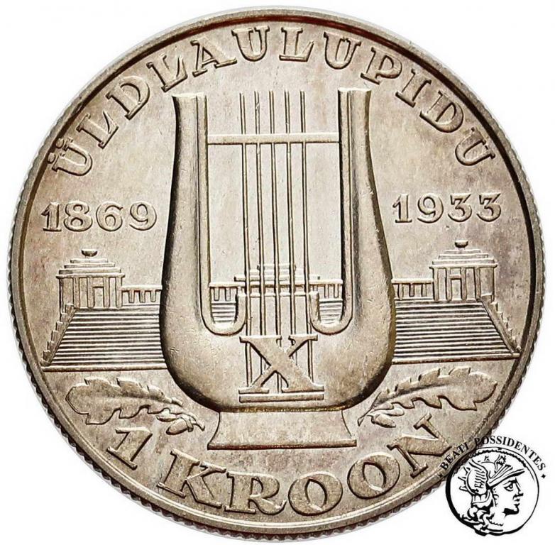 Estonia 1 Kroon 1933 (lira) st.1-