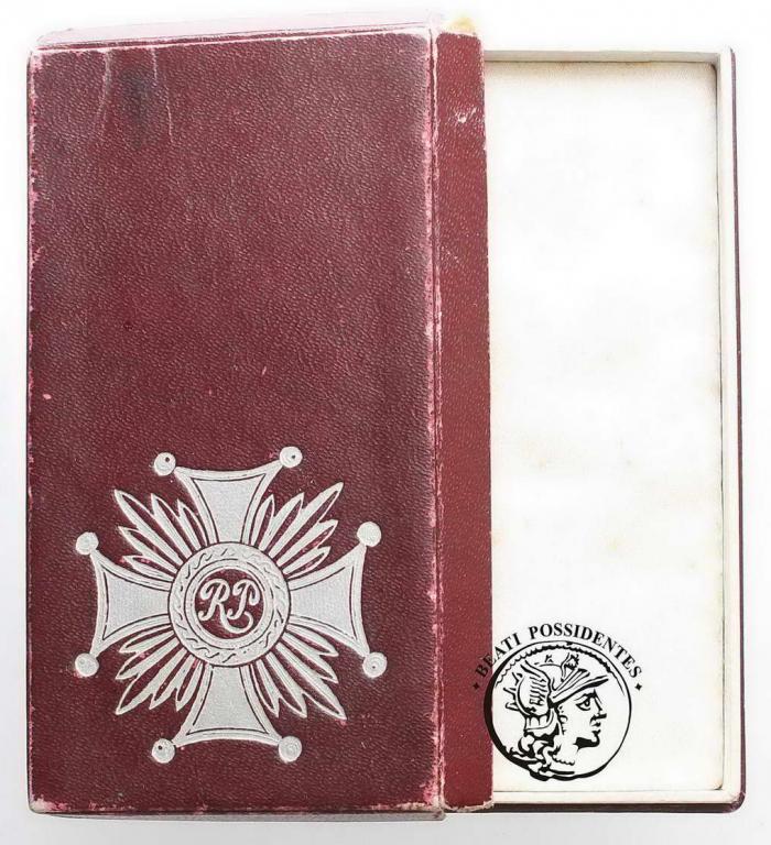 II RP Pudełko do Srebrnego Krzyża Zasługi