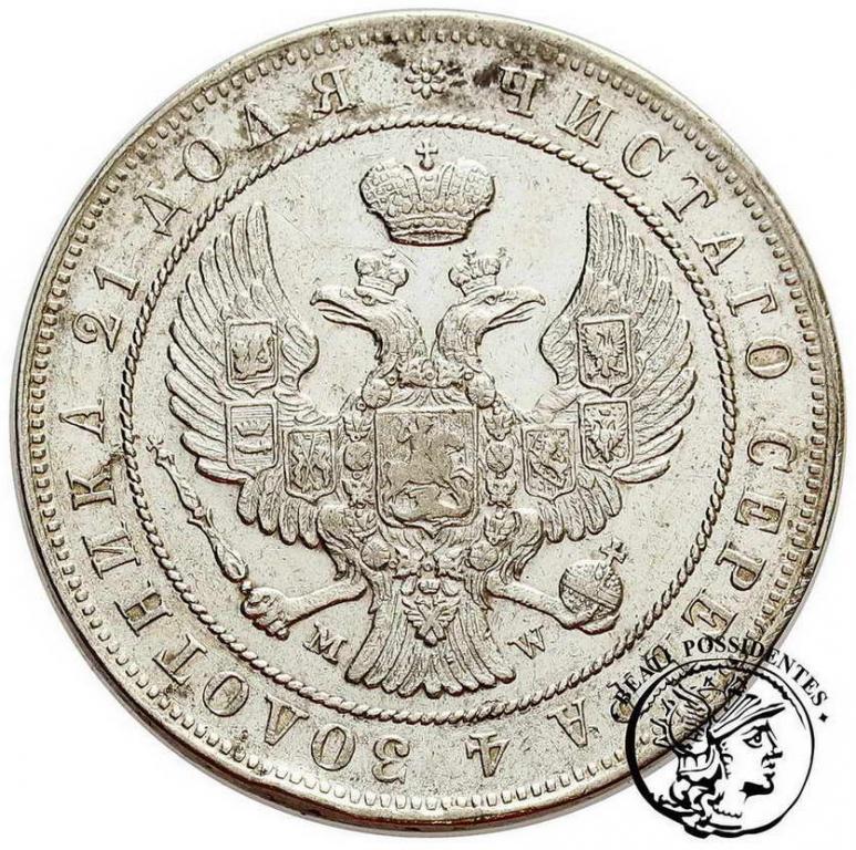 Polska Mikołaj I 1 rubel 1844 MW st.2-
