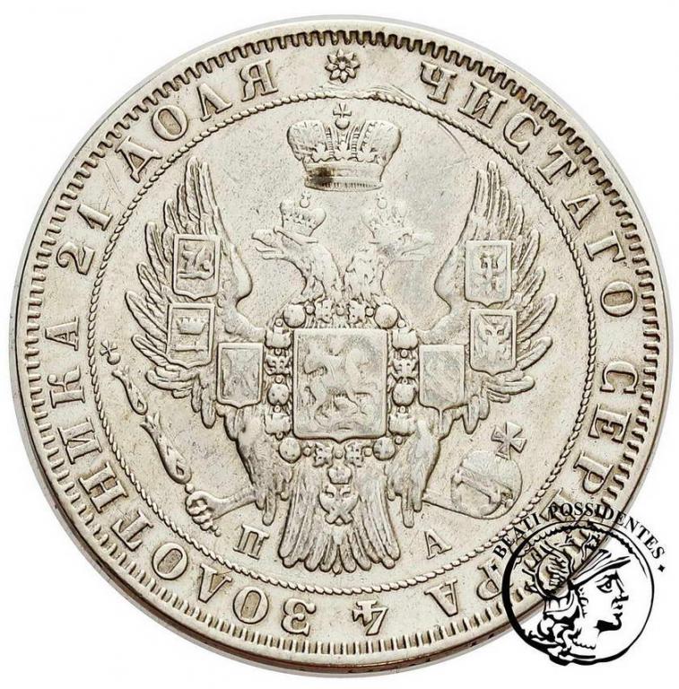 Rosja Mikołaj I 1 rubel 1842 st.3