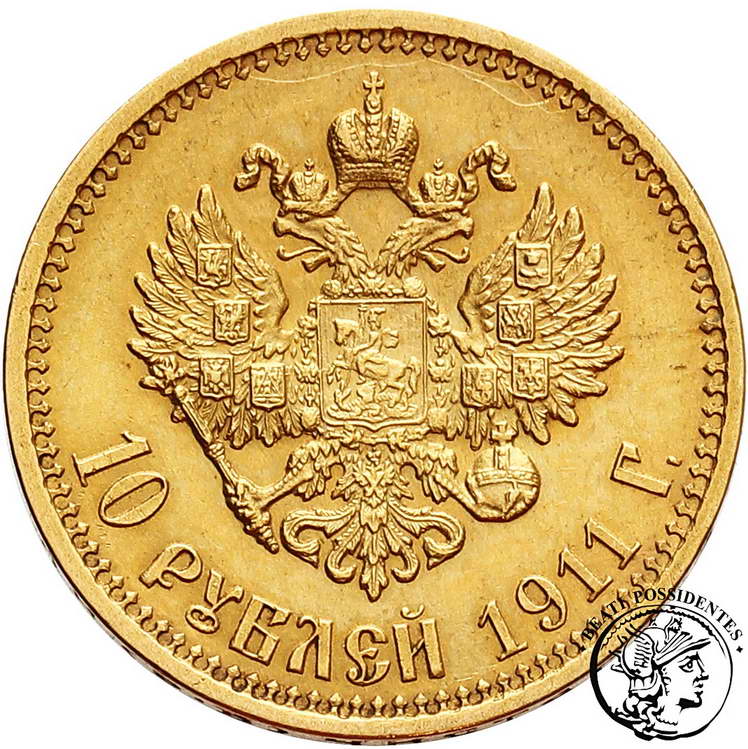 Rosja Mikołaj II 10 rubli 1911 st.2