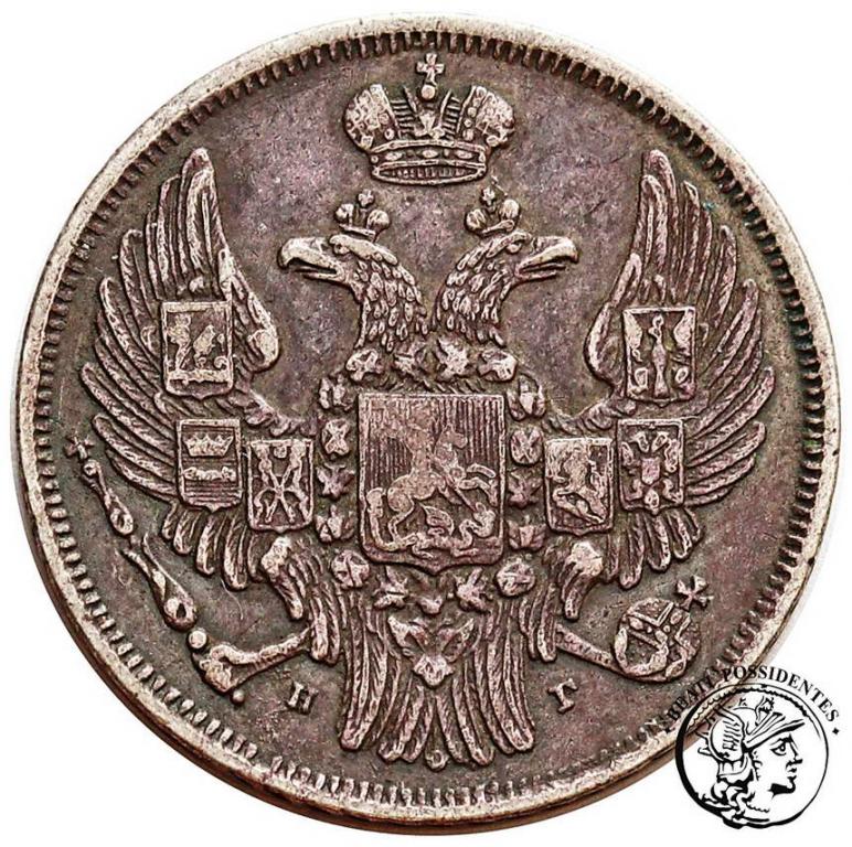 Polska Mikołaj I 15 kop = 1 złoty 1836 NG st.3+