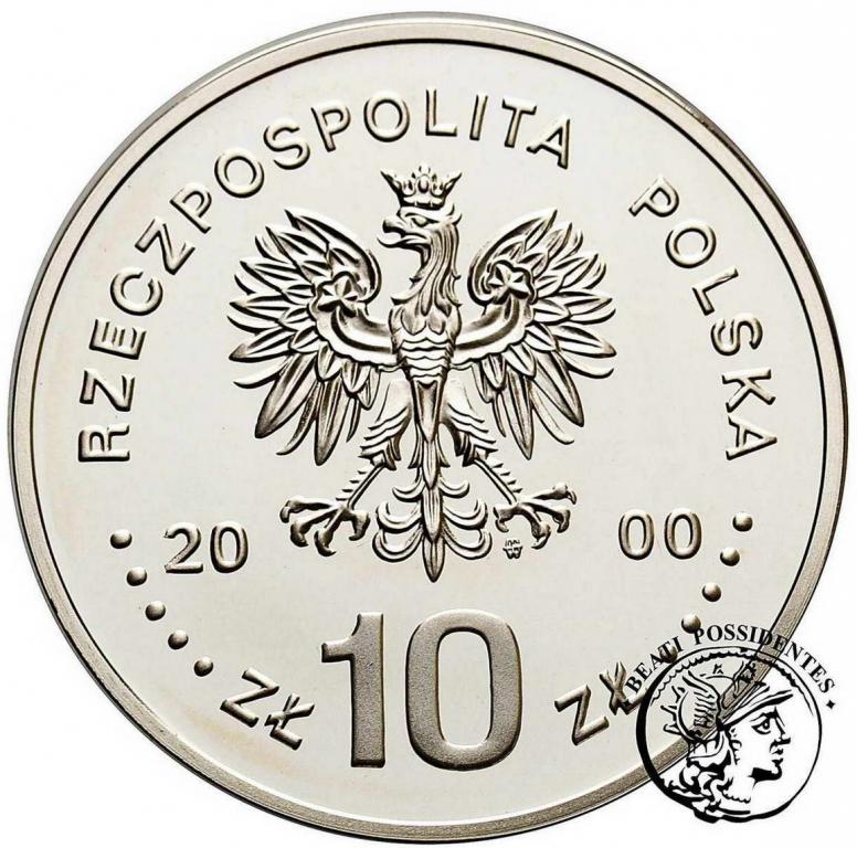 III RP 10 złotych 2000 Jan II Kazimierz półp. st.L