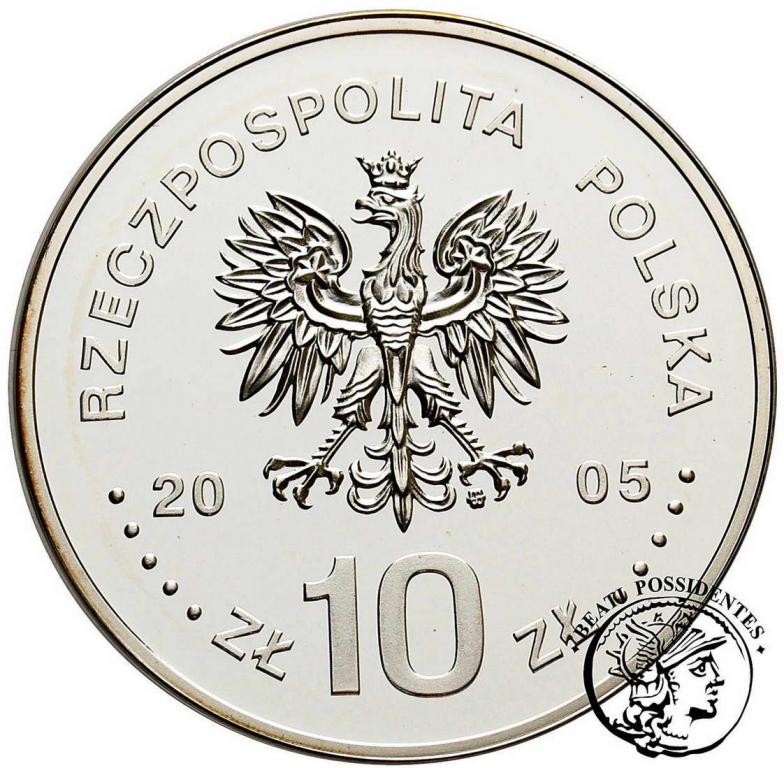 Polska III RP 10 złotych 2005 August II Mocny st.L