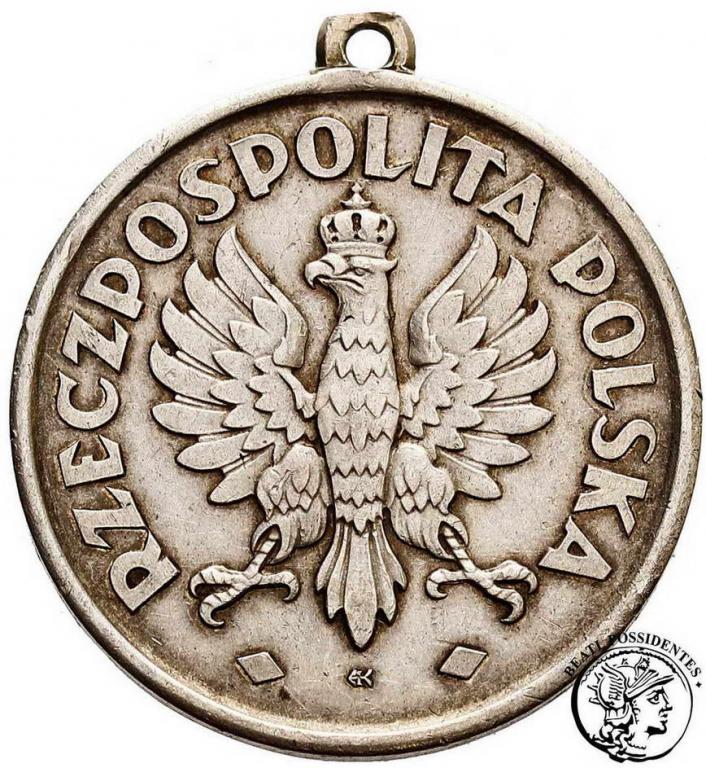 Medal Konstytucja 3 maj 1925 srebro NUMER st.3+