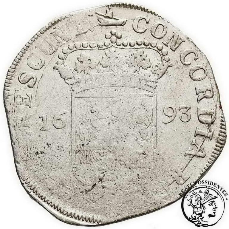 Niderlandy Westfriesland silver ducat 1693 st. 3-