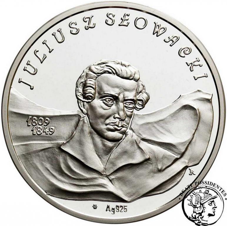 Polska medal Juliusz Słowacki 1809 - 1849 st. L