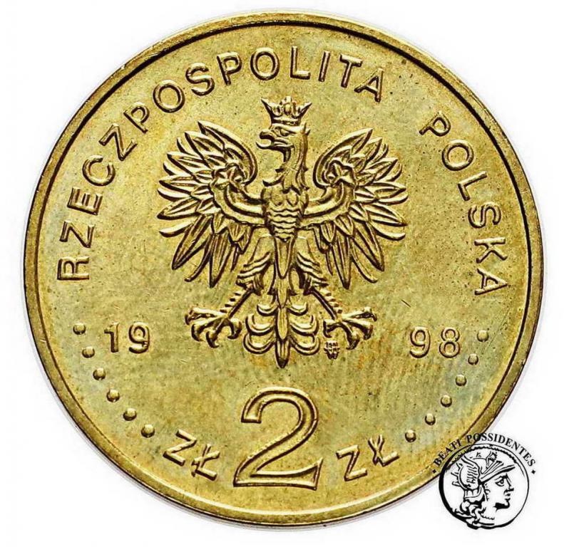 Polska III RP 2 złote 1998 Adam Mickiewicz st.1-