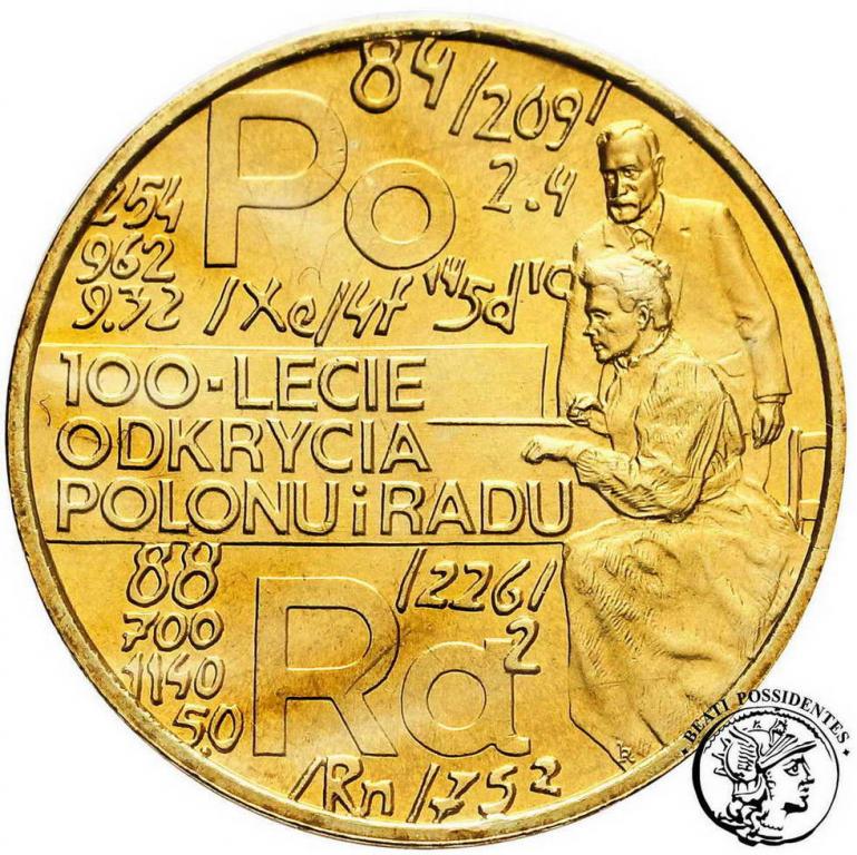 Polska III RP 2 złote 1998 Polon + Rad st. 1