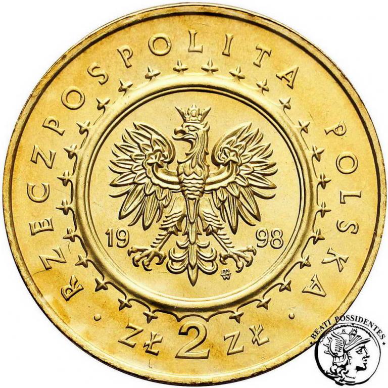 Polska III RP 2 złote 1998 Zamek w Kórniku st. 1