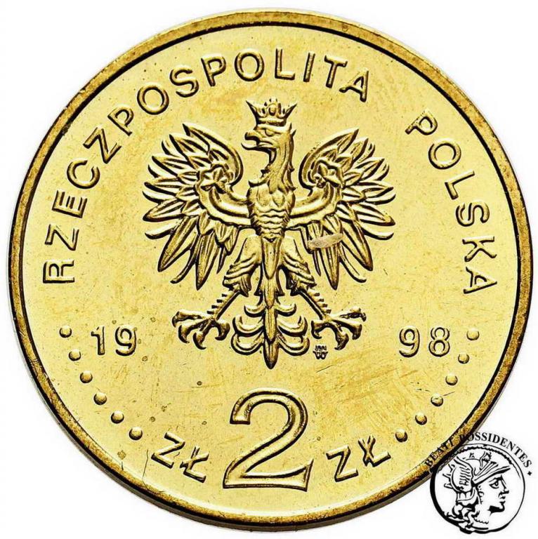 Polska III RP 2 złote 1998 Mickiewicz st. 1