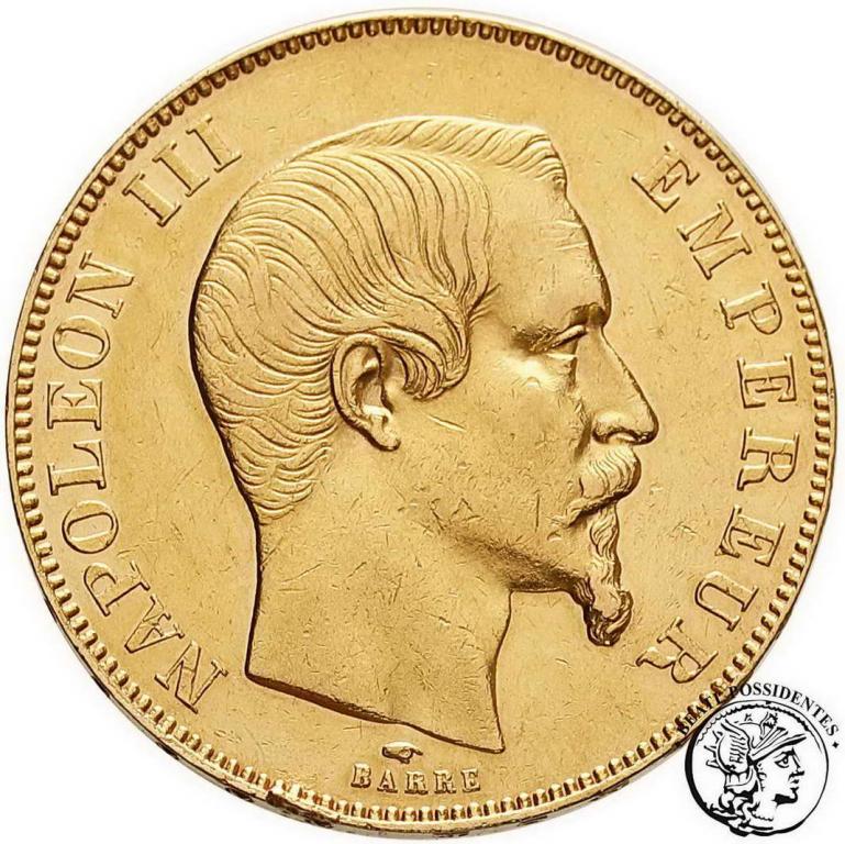 Francja Napoleon III 50 franków 1857 A st. 2