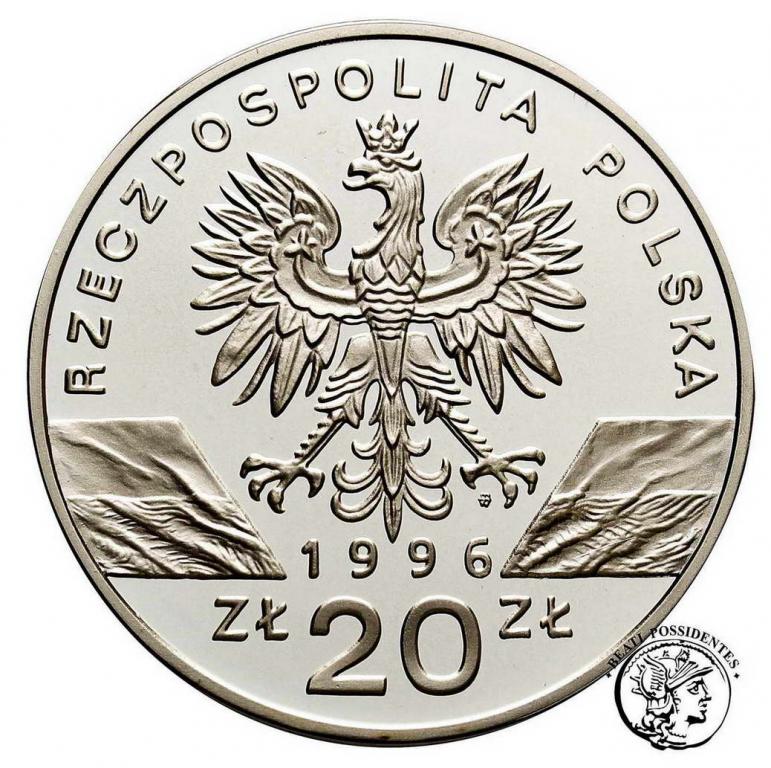Polska III RP 20 złotych 1996 Jeże st. L-