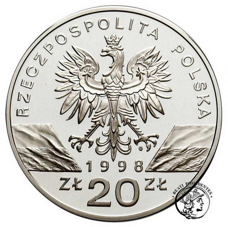 Polska III RP 20 złotych 1998 ropucha st. L