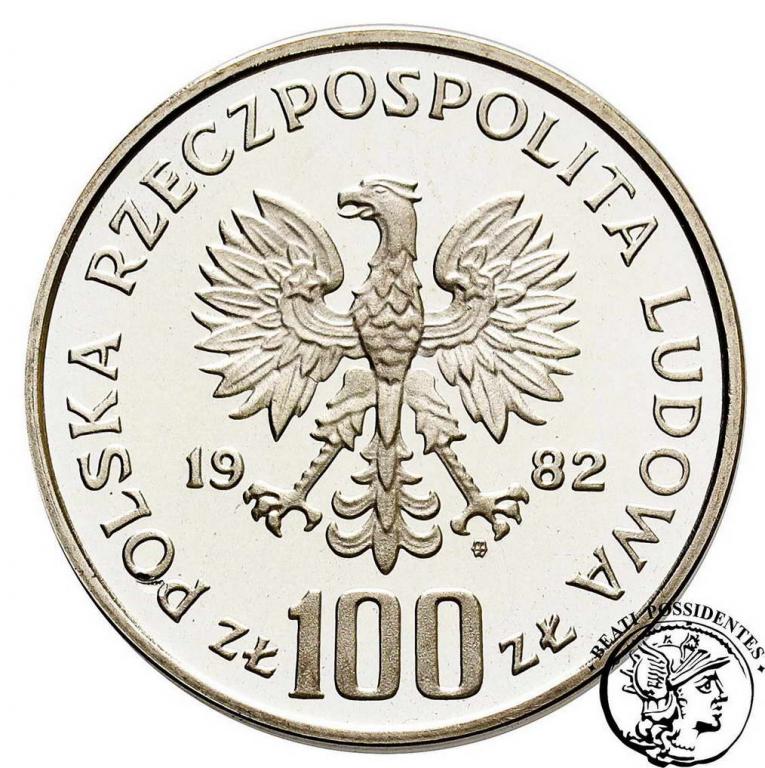 Polska PRL 100 złotych 1982 Bocian st. L-