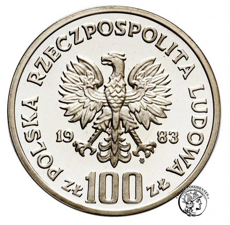 Polska PRL 100 złotych 1983 Niedźwiedź st. L-