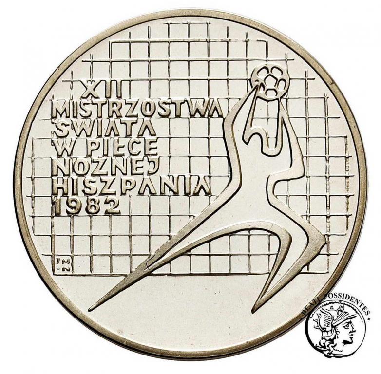 Polska PRL 200 zł 1982 piłka Hiszpania st. L