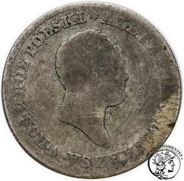 Polska Aleksander I 1 złoty 1822 st. 5