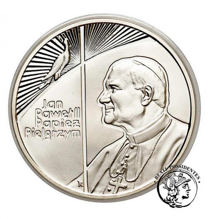 III RP 10 złotych Papież Pielgrzym 1999 st.L