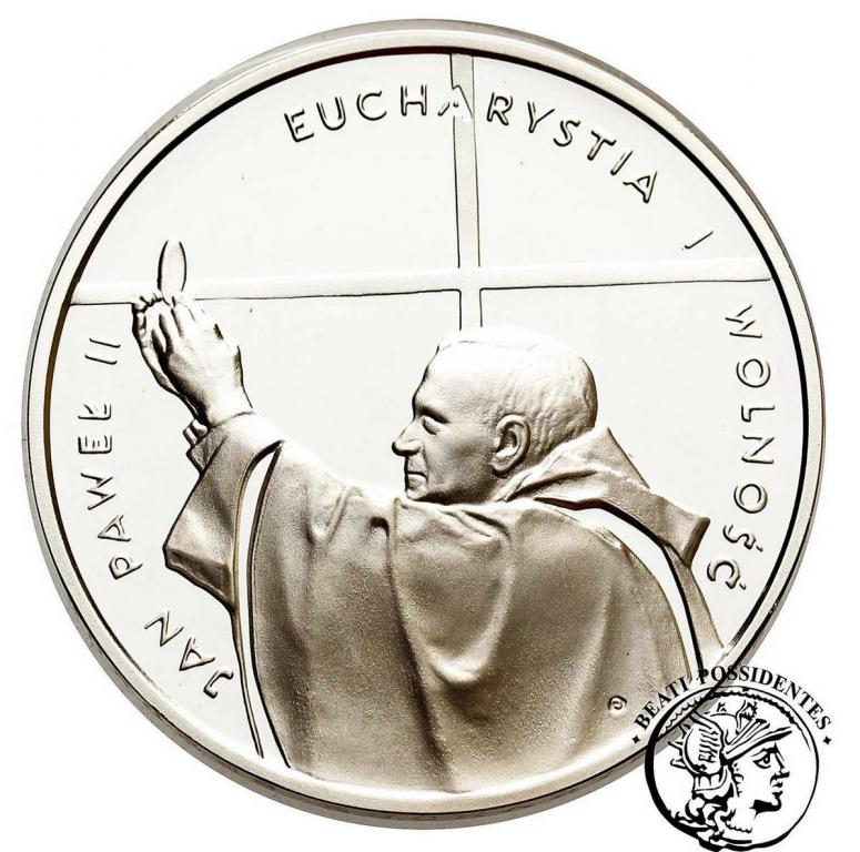 III RP 10 złotych 1997 JP II Eucharystia st.L
