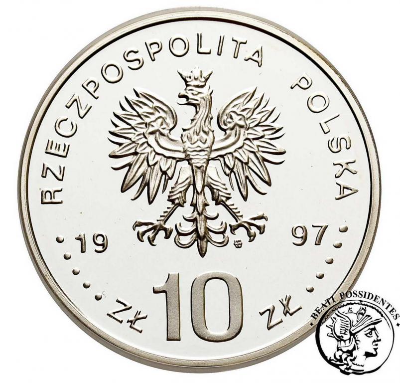 Polska III RP 10 złotych 1997 Batory popiersie stL