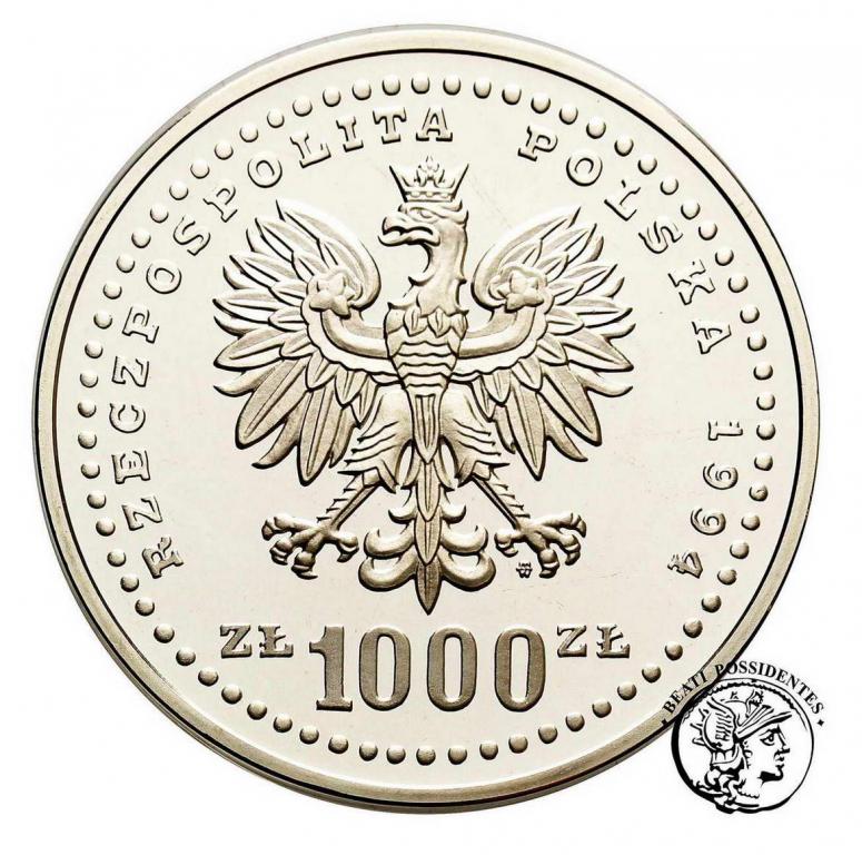 Polska III RP 1000 złotych 1994 FIFA st.L/L-