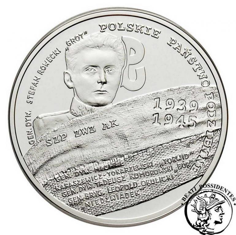 III RP 10 złotych 2009 Państwo Podziemne st.L