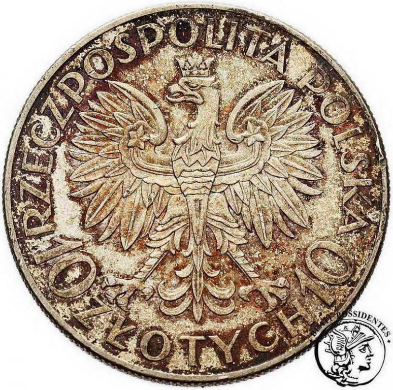 Polska 10 złotych 1933 Romuald Traugutt st. 1/1-