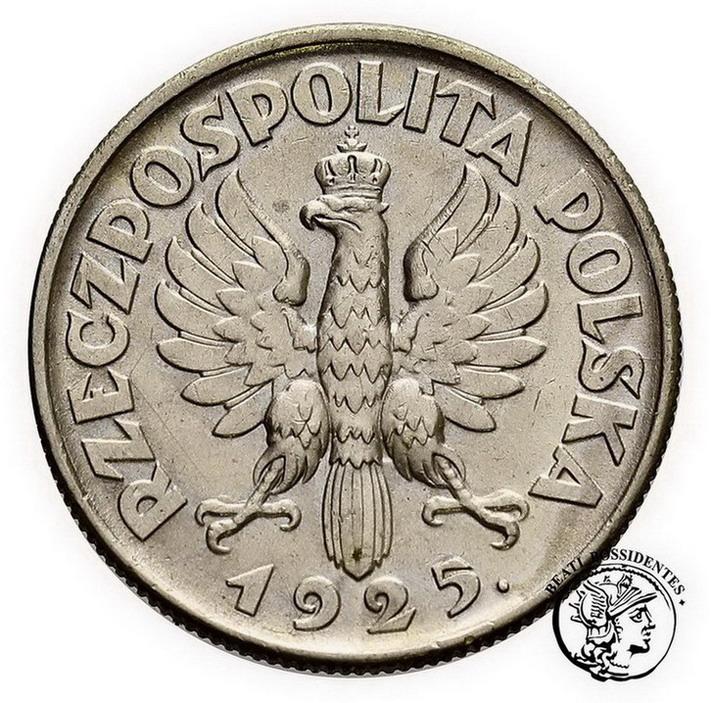 Polska 2 złote 1925. (kropka) st. 3+