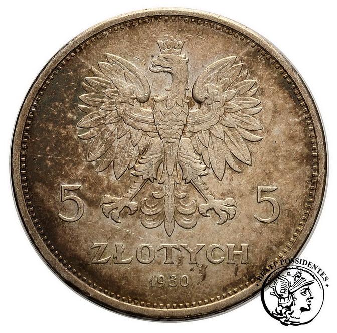 Polska 5 złotych 1930 sztandar st. 2