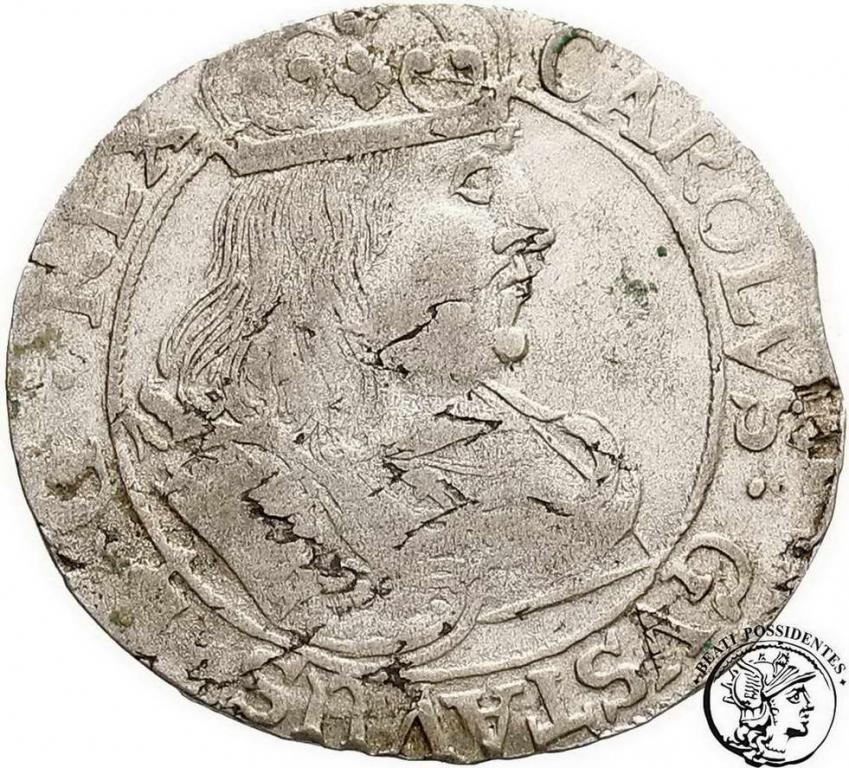 Polska Karol Gustaw(szw) szóstak 1658 Elbląg st. 3
