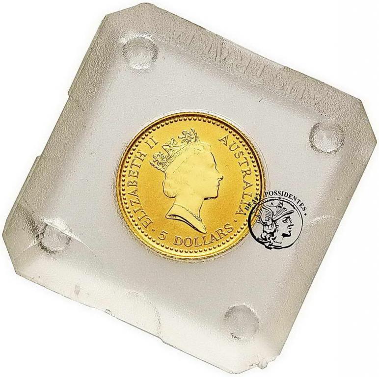 Australia Elżbieta II 5 dolarów 1/20 Oz 1992 st. L