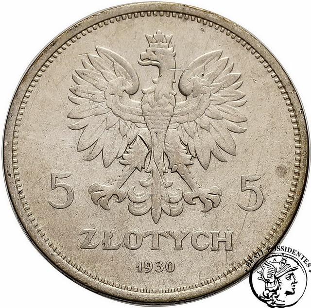 Polska 5 złotych 1930 sztandar st. 3