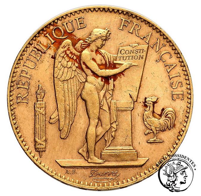 Francja III Republika 100 franków 1911 A st. 3+/2-