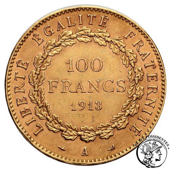 Francja III Republika 100 franków 1913 A st. 2-
