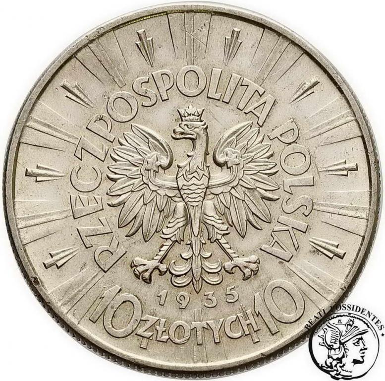 Polska 10 zlotych 1935 Piłsudski st. 2-