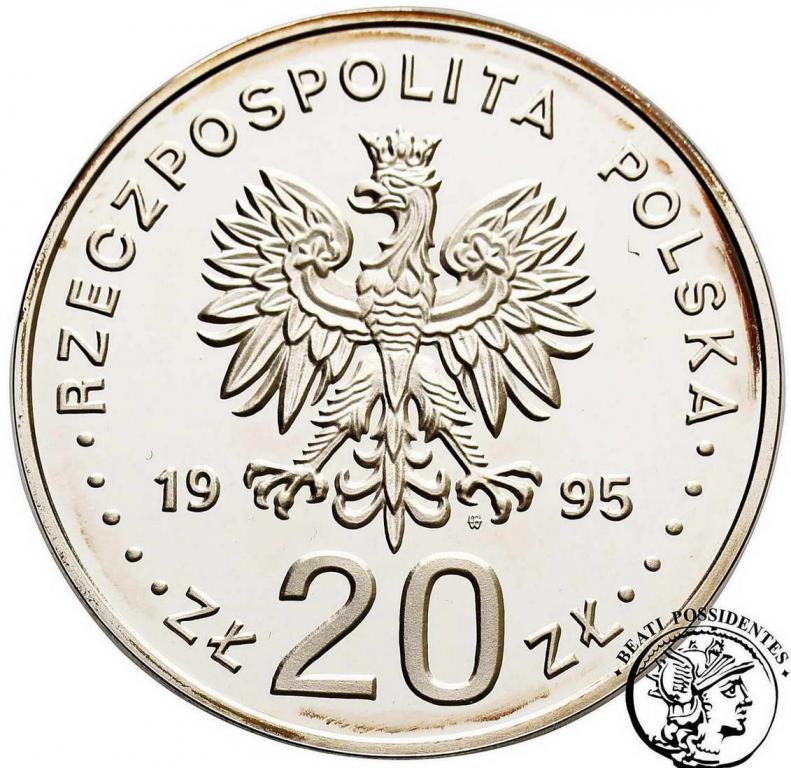 Polska III RP 20 zł 1995 Województwo Płockie st.L