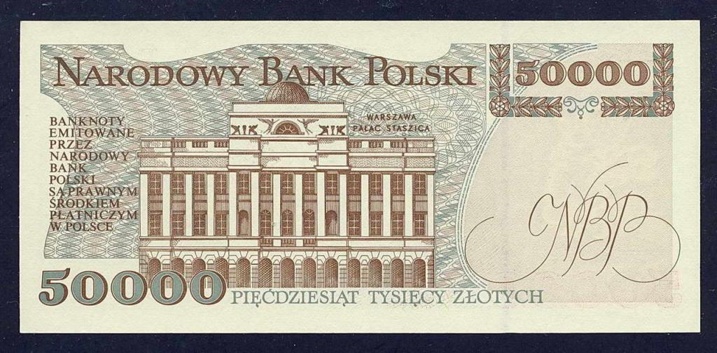 Polska 50 000 złotych 1993 seria D st.1