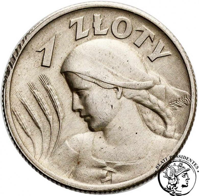 Polska 1 złoty 1925 st. 3+