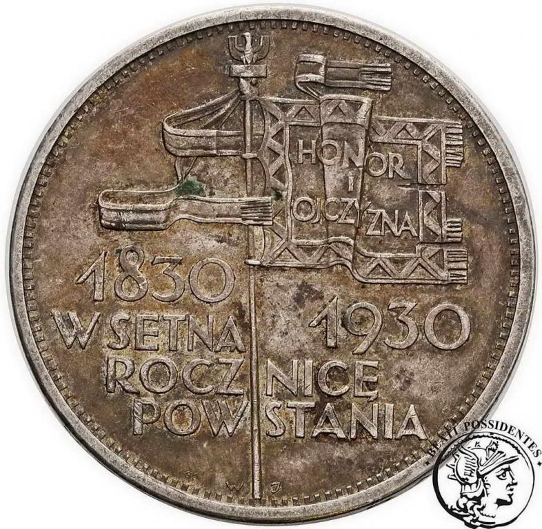 Polska 5 złotych 1930 sztandar st. 3+