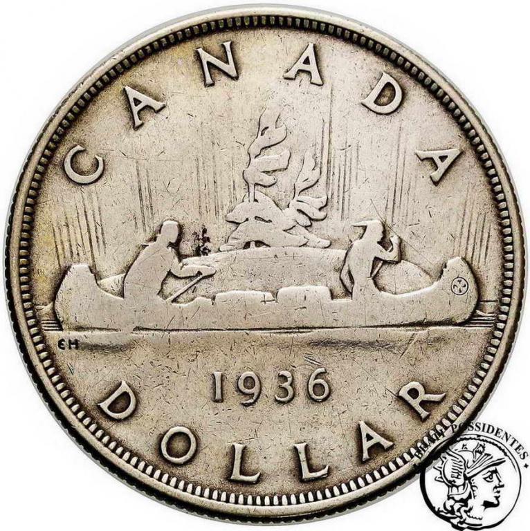 Kanada 1 dolar 1936 Jerzy V st. 3-