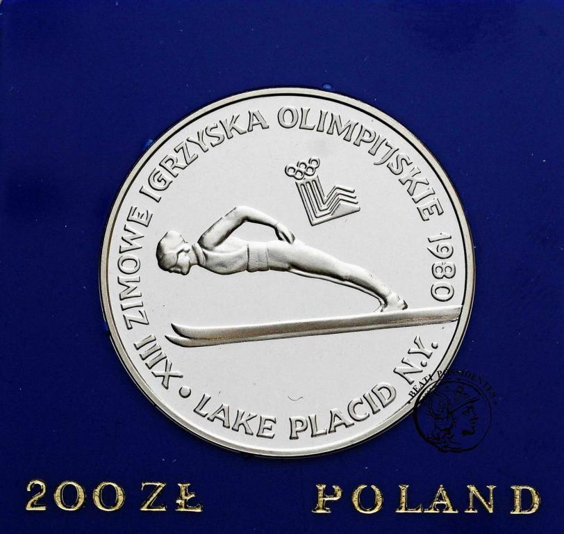 Polska 200 złotych 1980 Lake Placid st. L