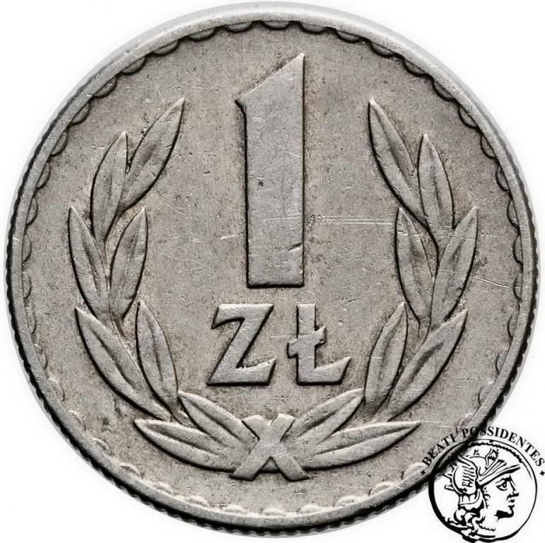 Polska PRL 1 złoty 1957 st. 3
